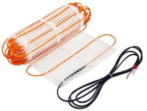 ThermoTub for bathrooms pair well with ThermoTile cable mats for floor heating. Made in the USA.