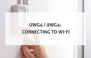 UWG4 AWG4 Connecting to Wi-Fi
