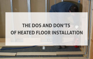 Heated Floor Installation