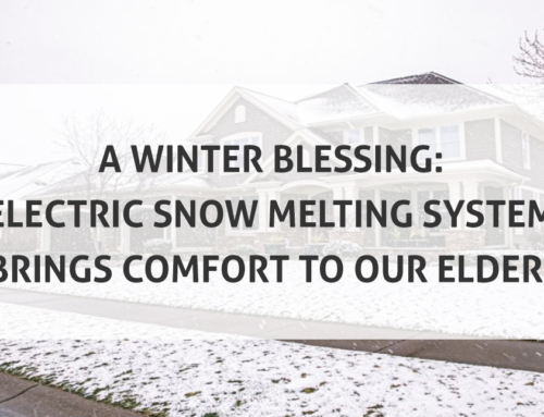 A Winter Blessing: Electric Snow Melting System Brings Comfort to Our Elders