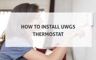 How to Install UWG5 Thermostat
