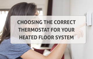 Choosing the correct thermostat