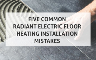Five Common Heating Mistakes
